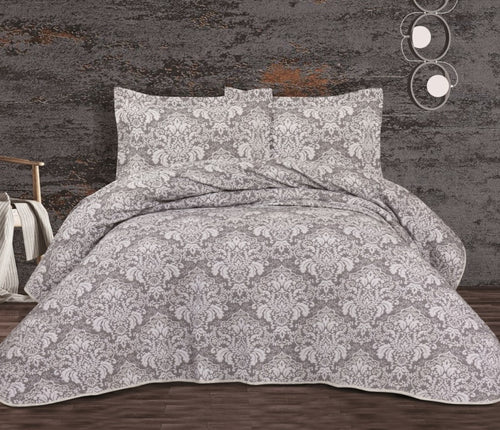 IPEKCE Ipekce Sidelya Spreiset 2-Persoons 3 Delig Antraciet