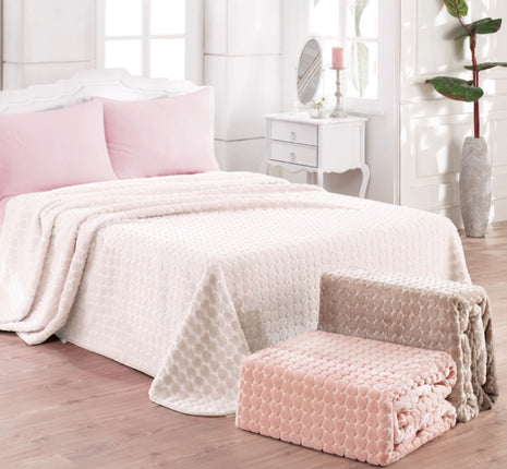 IPEKCE Ipekce Silver Deken 2-Persoons 1 Delig Grijs