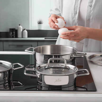 JUMBO Jumbo Assos 6-delige roestvrijstalen Omelet pannenset