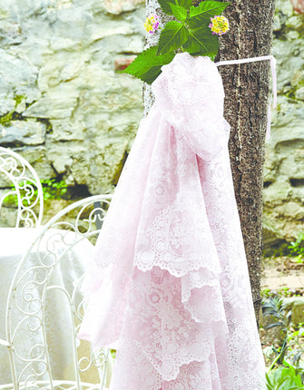 KARACA Karaca Elite Raschel Tafelkleed / Runner Roze