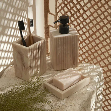 KARACA Karaca Home Pietra 3-delige Badkamer Accessoireset