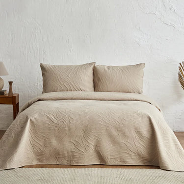 KARACA Karaca Home Sonnia Tweepersoons Beddensprei Set Beige