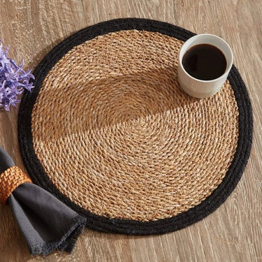 KARACA Karaca Luka Placemat 37cm Zwart Per Stuk