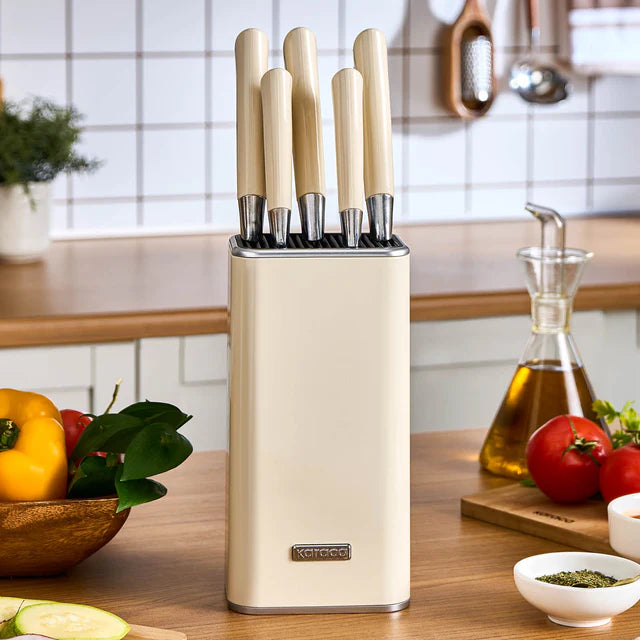 Karaca Mastersharp Messerset Weiß – Liman Home Decor