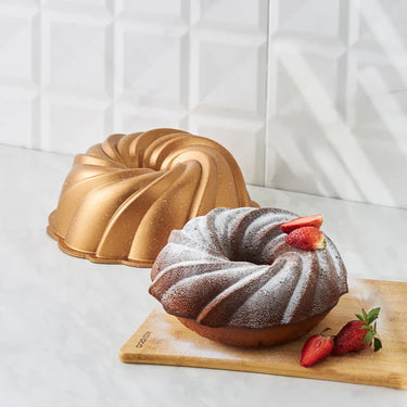 KARACA Karaca Metallic Pare Casting Cake Vorm Gold