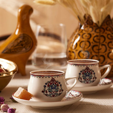 KARACA Karaca Nakkas Espressoset 12-Delig | 6-Persoons