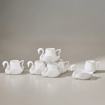 KARACA Karaca swan Espressoset 12 delig | 6 Persoons