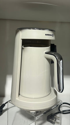 KORKMAZ Korkmaz Keyif Türk elektrische Turkse Koffiezetapparaat | Vanille / Starlight / Licht Beige