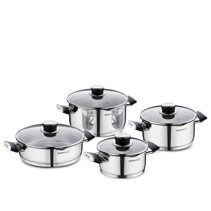 KORKMAZ Korkmaz Pera 8 - Delig Pannen set Zwart