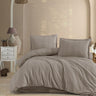 Lavella TAYLA DEKBEDOVERTREKSET | TAUPE 200X220 CM 4-DELIG