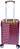 Liman Home Decor - Liman Online 3-delig Kofferset - Bordeaux Handbagage - Verrijdbaar op 4 Wielen - Stevig ABS - TSA Slot -Lichtgewicht, Trolley
