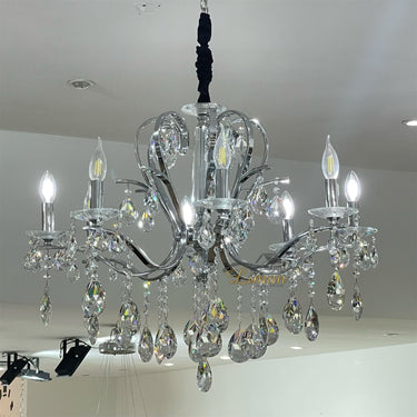 Liman Home Decor - Liman Online 6 - ARMIG ZILVER KROONLUCHTER 5501-6