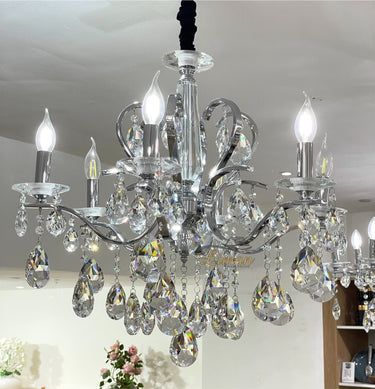Liman Home Decor - Liman Online 8 - ARMIG ZILVER KROONLUCHTER 5501-8