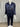 Liman Home Decor - Liman Online Batista 4 Delig Luxe Satijnen Mannen Pyjama Set Donker Blauw