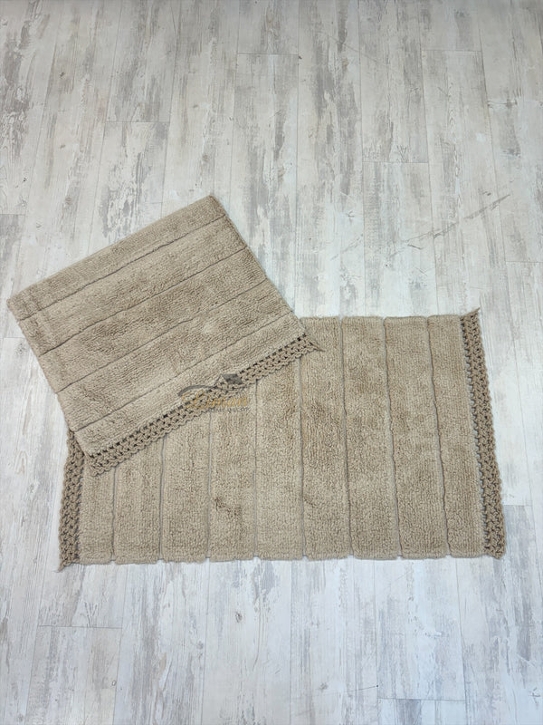 Microfiber badtapijt set, zachte 3-delige baddeken set, 1 toiletmat U