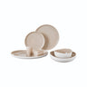 Liman Home Decor - Liman Online Colmar 6-Persoons | 27-Delig Serviesset Wit - Taupe