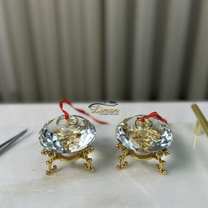 Liman Home Decor - Liman Online Diamond Ringhouders Goud 2 Delig