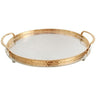 Liman Home Decor - Liman Online DIENBLAD 36X23 CM GOUD-ZILVER