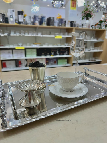 Liman Home Decor - Liman Online GULLUK / DECORATIE VOOR BLOEMEN ZILVER 6 DELIG