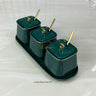 Liman Home Decor - Liman Online HAYAT KRUIDENSET GROEN / WIT