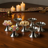 Liman Home Decor - Liman Online Papatya Lokumluk / Dessertschalen / Dip- / Sausschalen 9cc Zilver 6 Delig