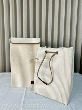 Liman Home Decor - Liman Online PILELI WASMAND / OPBERGMAND WIT