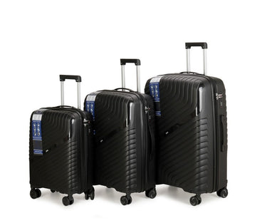 Liman Home Decor - Liman Online REISKOFFER - ROLKOFFER - KOFFERSET - KOFFER | ZWART 3-DELIG