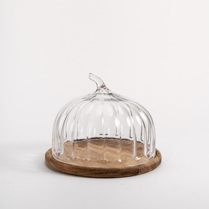 Liman Home Decor - Liman Online Rustic Wood Grand Taartplatteau 24 cm