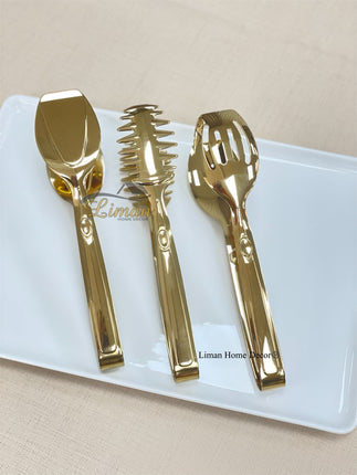 Liman Home Decor - Liman Online Titan Serveerset 3 Delig Goud