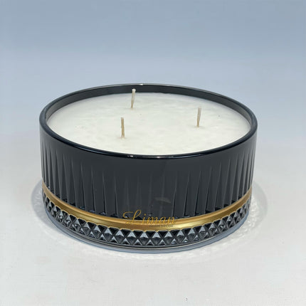 Liman Home Decor - Liman Online Zwart Butik Kaars - M -