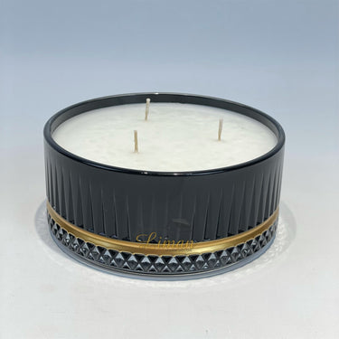 Liman Home Decor - Liman Online Zwart Butik Kaars - M -