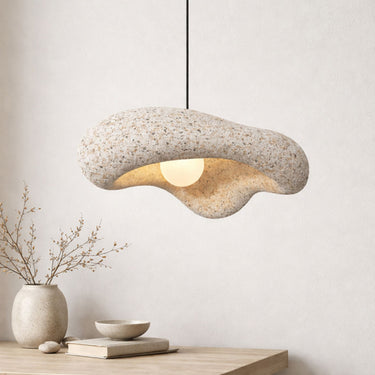 LimanOnline.com - Liman Home Decor Japandi Hanglamp Ø 50 cm Zenica Zand Steenlook