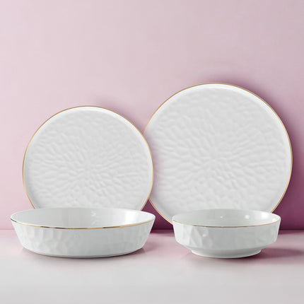 LIV Estella Goud Rond 6-Persoons | 24-Delig Serviesset