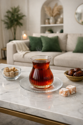 MLX Ribbled Theeset 12 Delig | 6 Persoons Wit