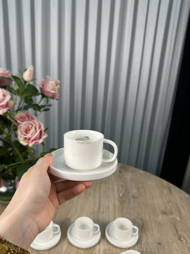 MULEX Espressoset 12 Delig | 6 Persoons Wit