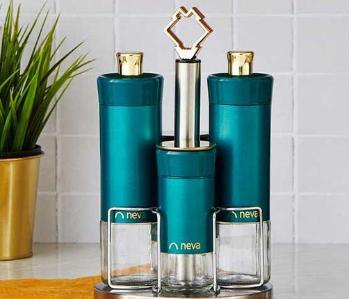 NEVA Neva Olie & Azijnset met stand Mentol