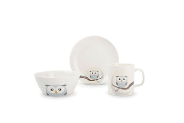 ONA Ona Kinderservies 3-delig Kids Owl