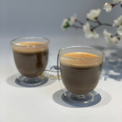 ONA ONA VIENNA BEKER 26 CL DUBBELWANDIG GLAS - 2 DELIG