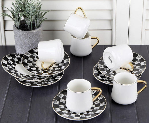 Perotti Perotti Luxe Espressoset 6-Persoons | 12-Delig