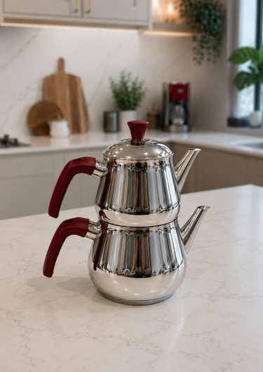 polochef Polochef Dolphin Theepotset Burgundy | 0,80 / 1,20 L