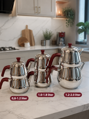polochef Polochef Dolphin Theepotset Burgundy | 1,20 / 2.00 L