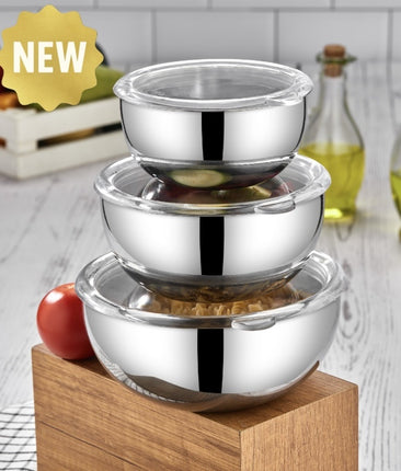 polochef Polochef Protico 3 Delig Voorraadbussen RVS