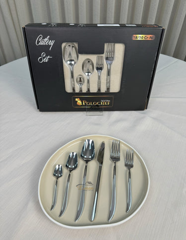 polochef Polochef Quatro Bestekset 36-delig 6-persoons Zilver