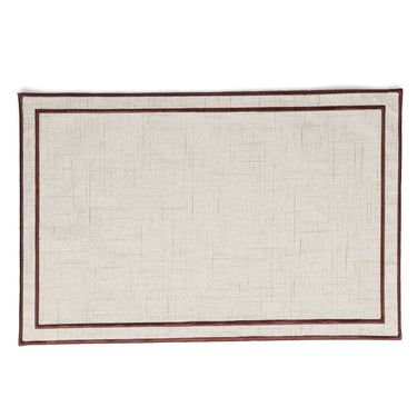 S & P PLACEMAT 44X29CM BEIGE MET DONKERBRUIN STIKSEL TABLETOP