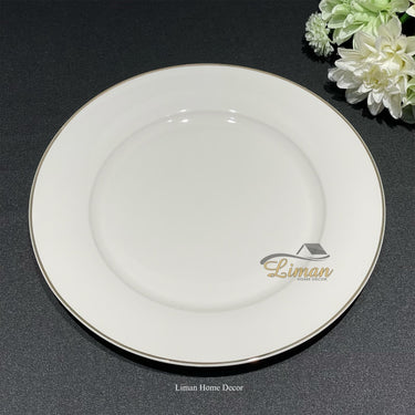 S & P Plat bord 26,5cm met gouden rand Era