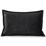 S|P Collection Lounge Kussen 60x40cm velvet zwart