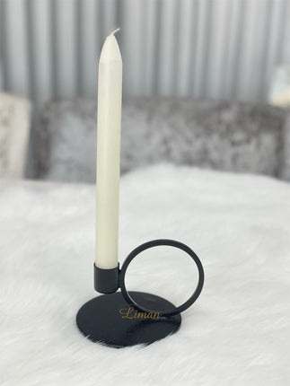 S|P Collection Pillar Kandelaar 10xH9cm metaal Zwart