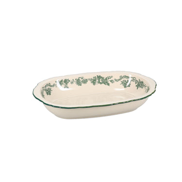 S|P Collection SERVEERSCHAAL 31,5X21XH5,5CM OVAAL GREEN CYRIL