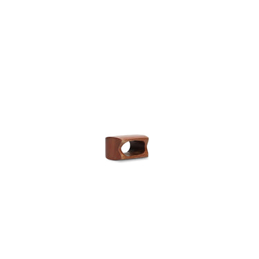 S|P Collection Servetring 5,5x4cm rechthoekig hout Moku - set/4