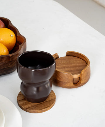 ZH Acacia Lumo Glas Onderzetter 5 Delig